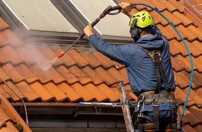 Démoussage et hydrofuge de toiture à Montastruc